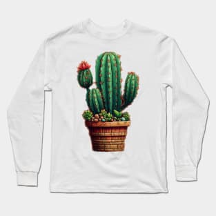 Prickly Pear Cactus Long Sleeve T-Shirt